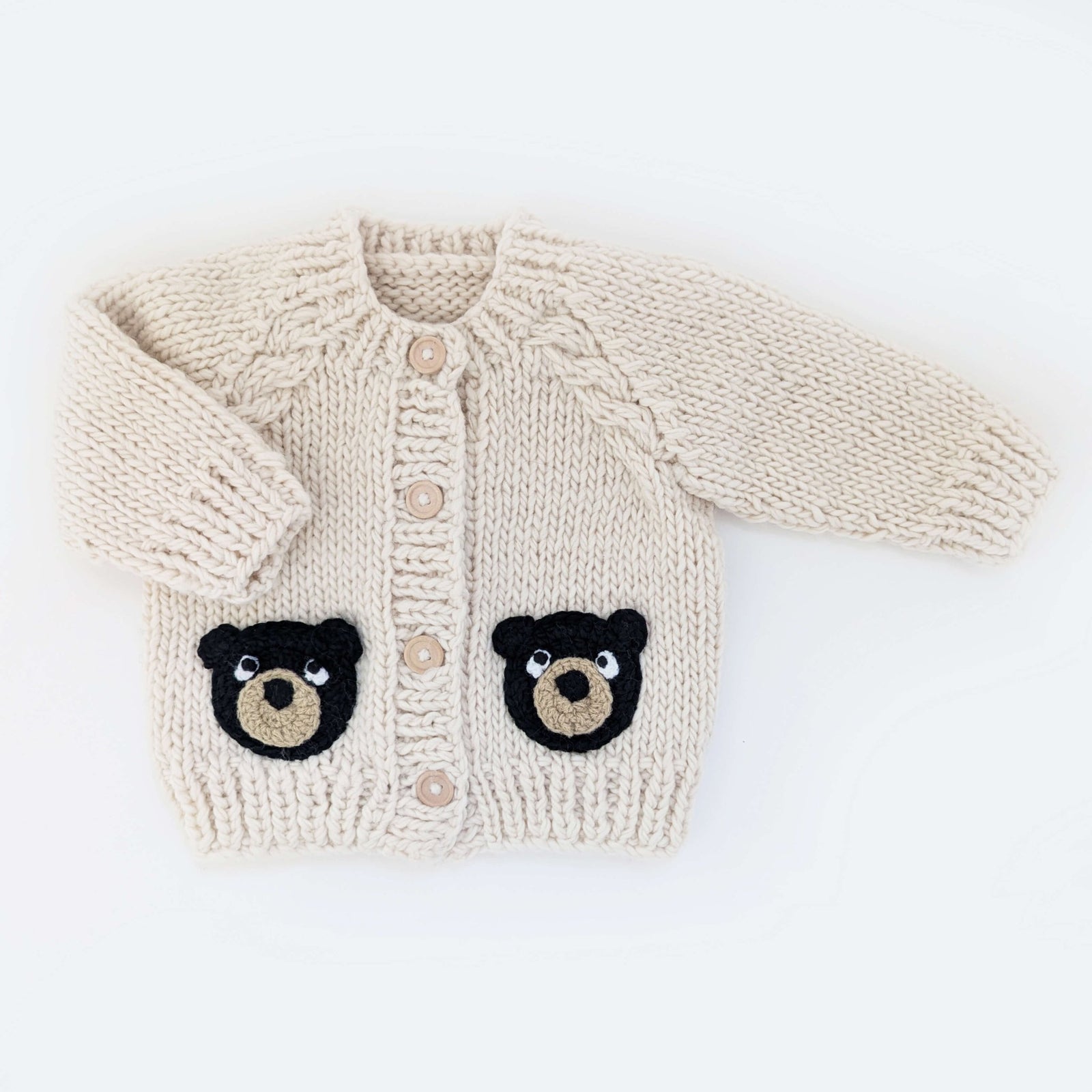 Black Bear Cardigan for Baby & Toddler - Sweaters