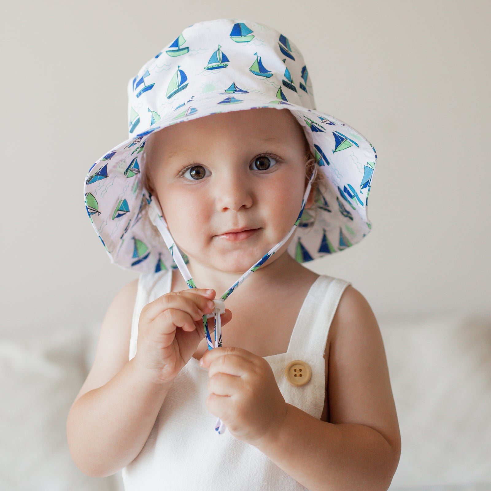 Boating Bucket Hat UPF 50+ with Adjustable Breakaway Strap