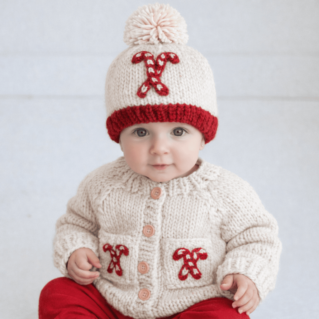 Candy Cane Cardigan Sweater - Sweaters