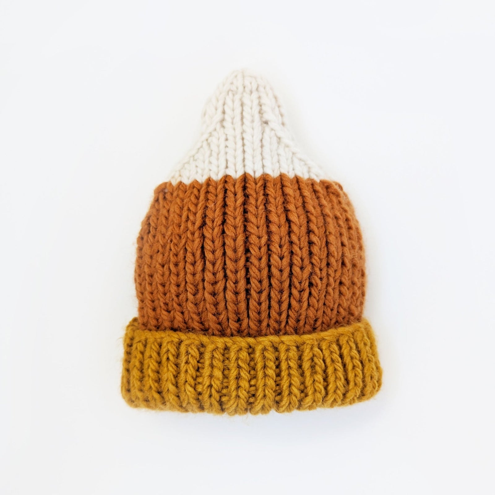 Candy Corn Beanie Hat Pecan for Baby & Kids - Beanie Hats