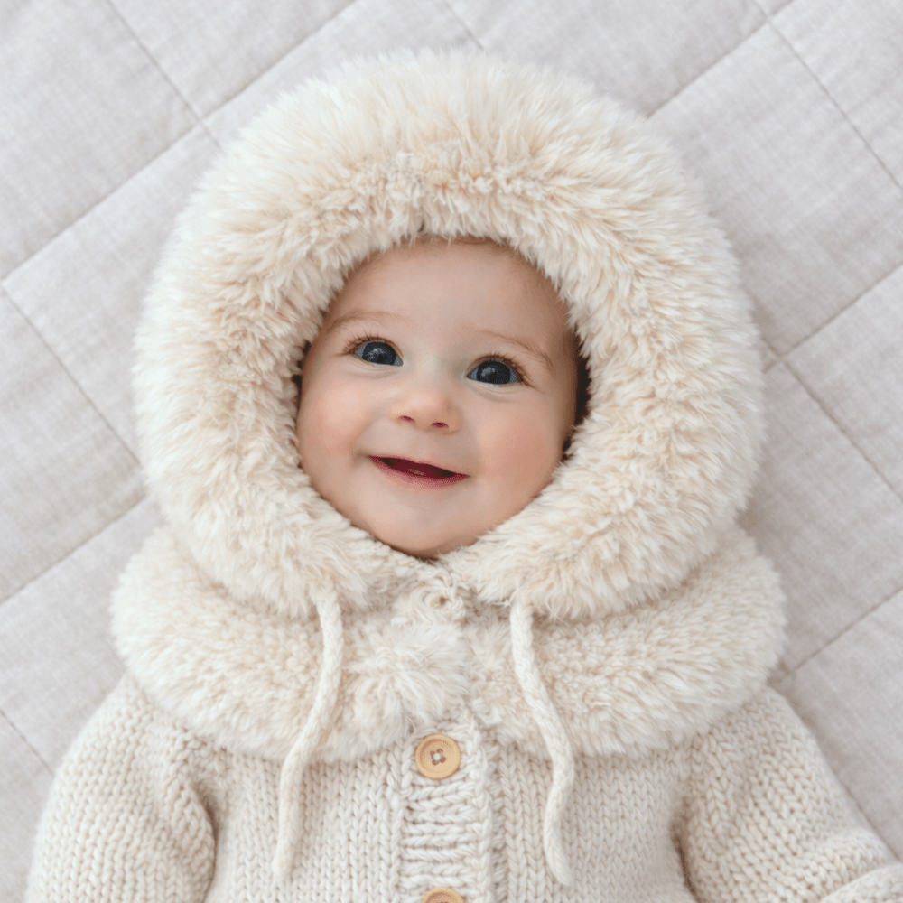 Cuddle Bonnet Natural for Baby & Kids - Beanie Hats