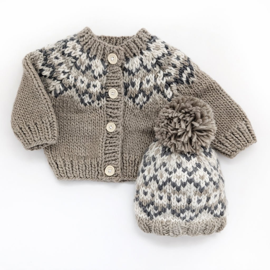 Fairisle Pebble Cardigan Sweater for Baby & Toddler - Sweaters