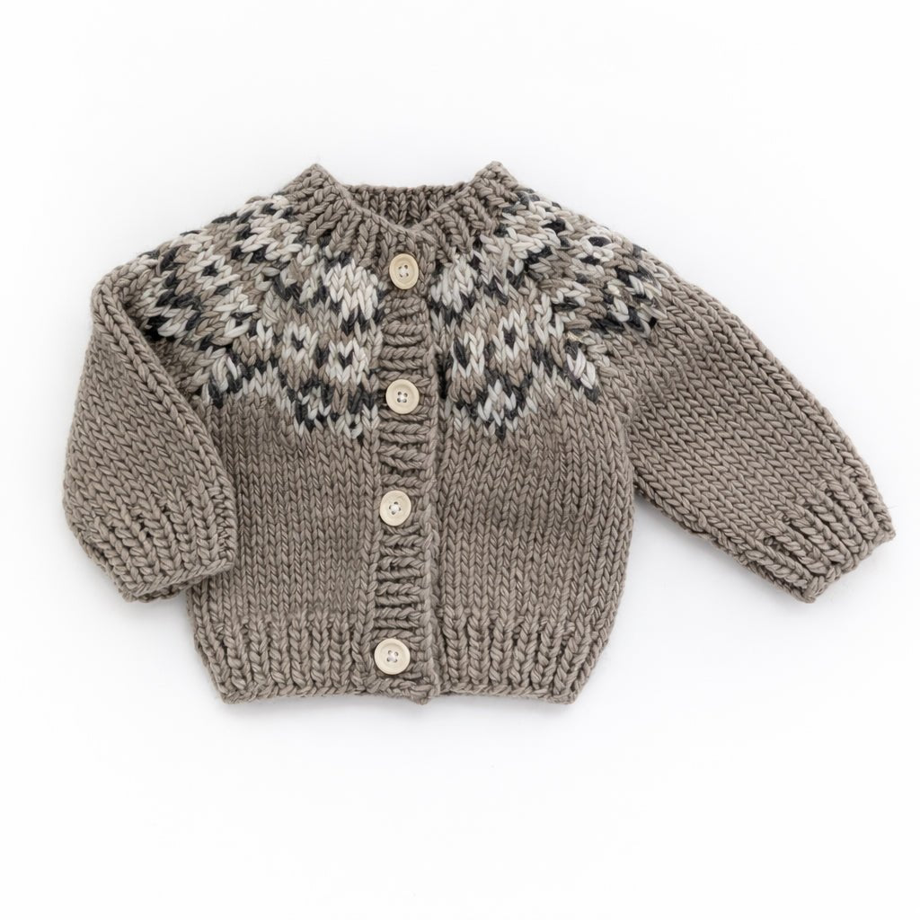 Fairisle Pebble Cardigan Sweater for Baby & Toddler - Sweaters