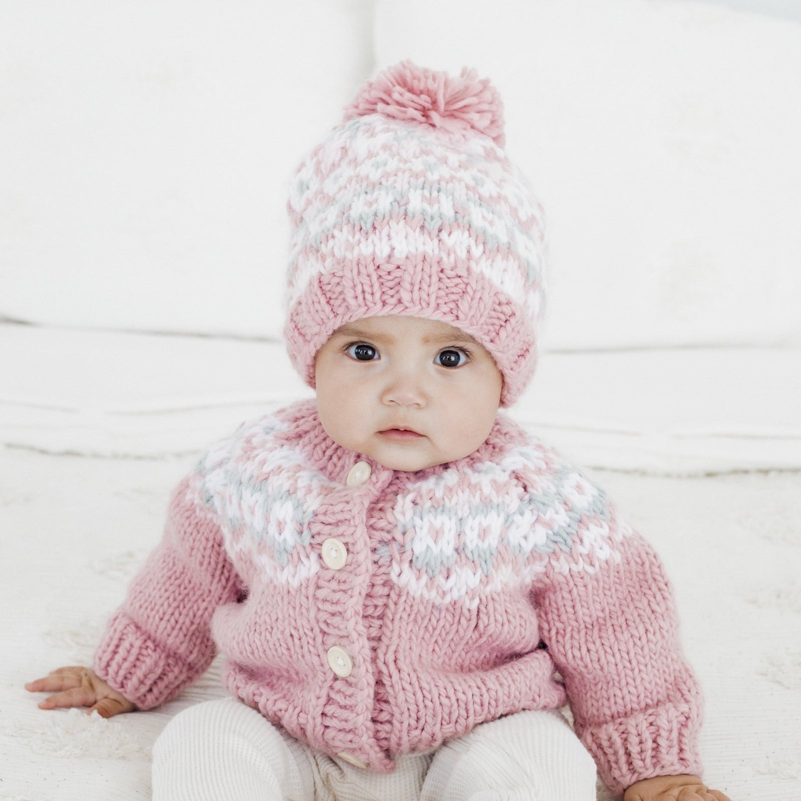 Fairisle Rosy Cardigan Sweater for Baby & Toddler due July - Sweaters