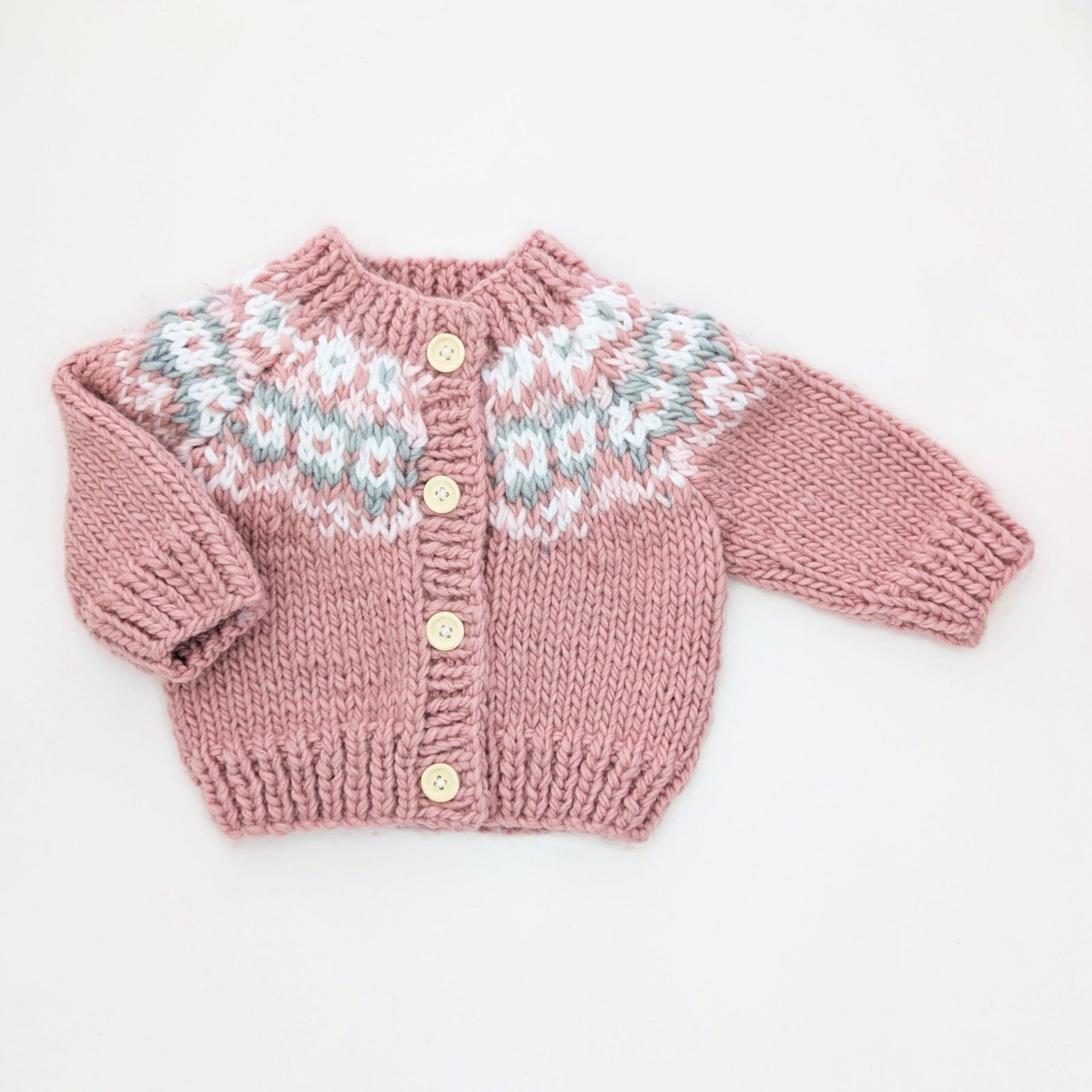 Fairisle Rosy Cardigan Sweater for Baby & Toddler due July - Sweaters