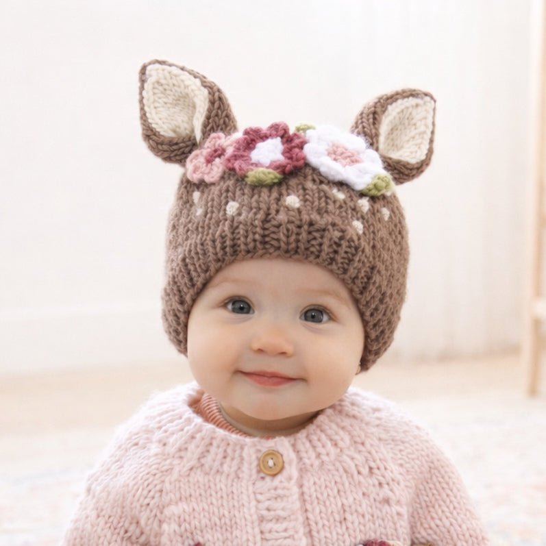 Fawn Beanie Hat for Baby & Kids - Beanie Hats