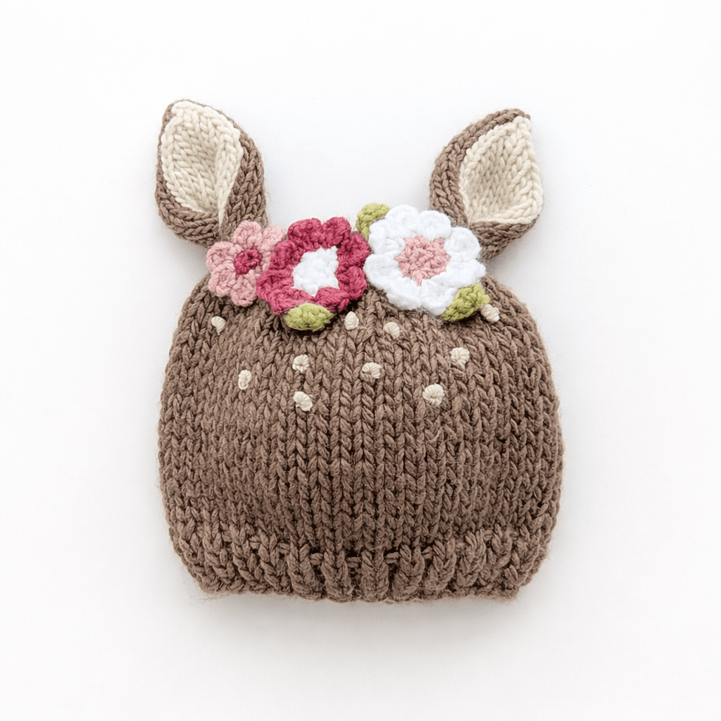 Fawn Beanie Hat for Baby & Kids - Beanie Hats