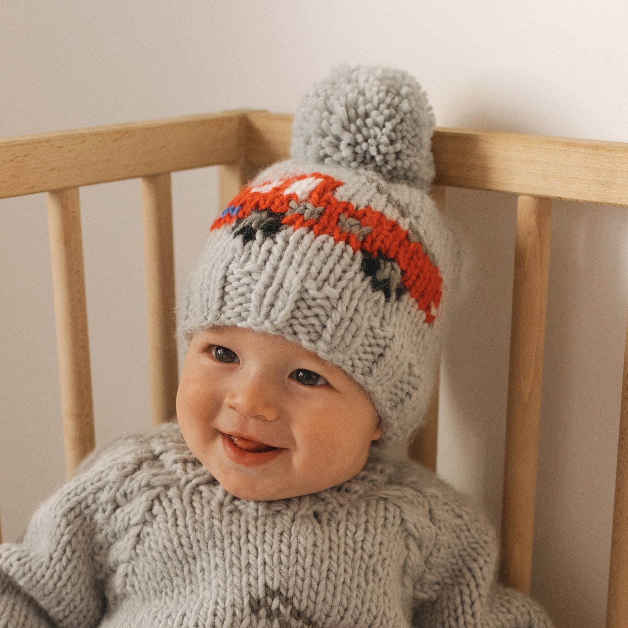 Fire Engine Beanie Hat for Baby & Kids - Beanie Hats
