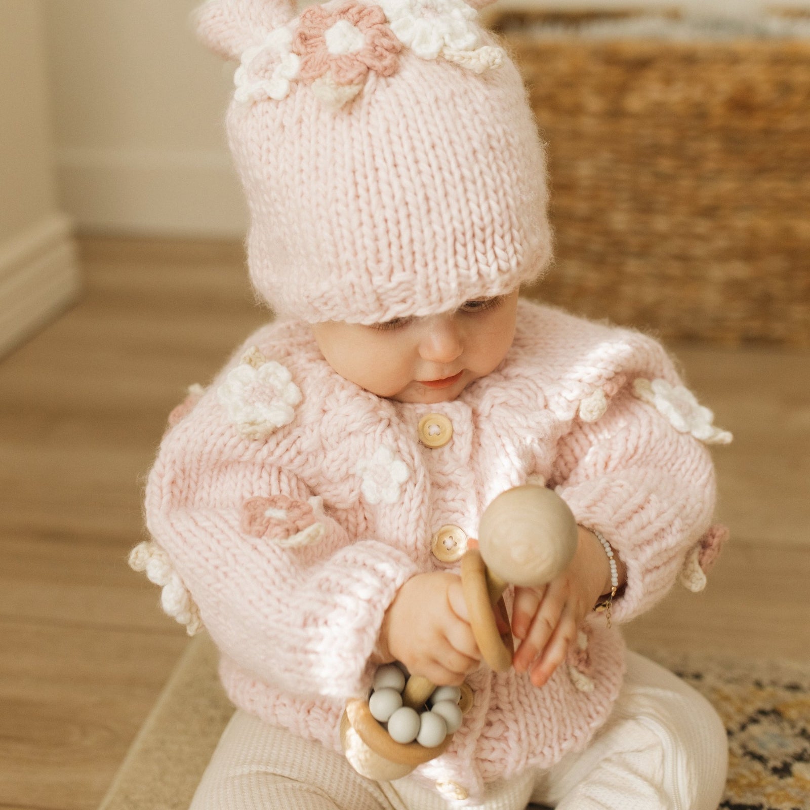 Flower Cardigan Sweater Baby & Toddler - Sweaters
