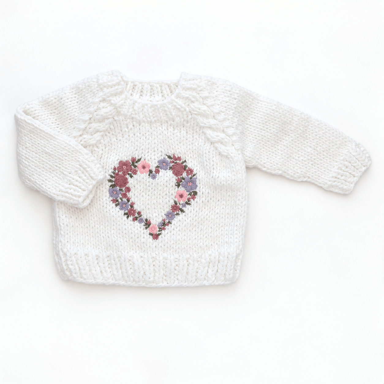 Garland Heart Sweater for Baby & Kids - Sweaters