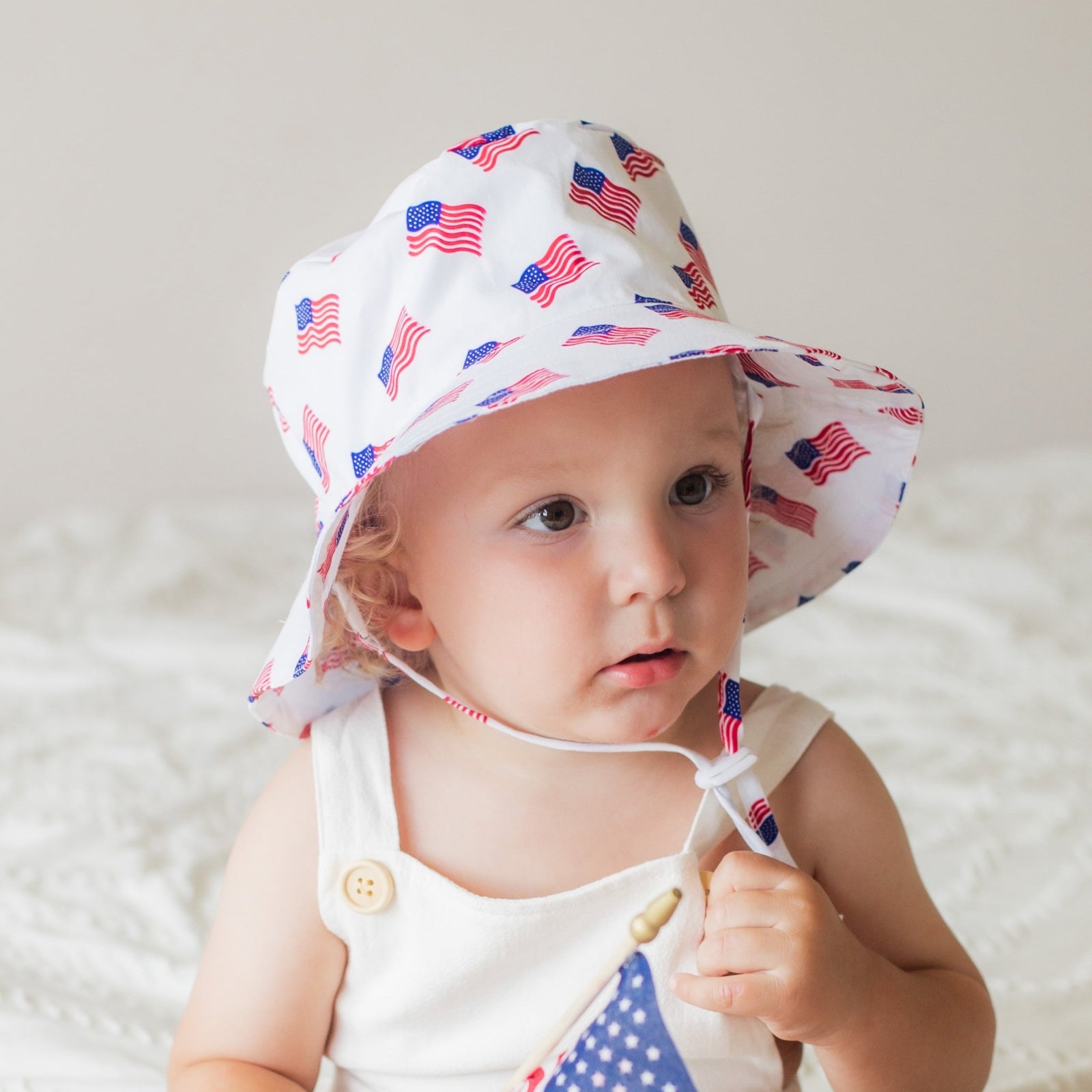 Liberty Bucket Hat UPF 50+ with Adjustable Breakaway Strap - Sunhat