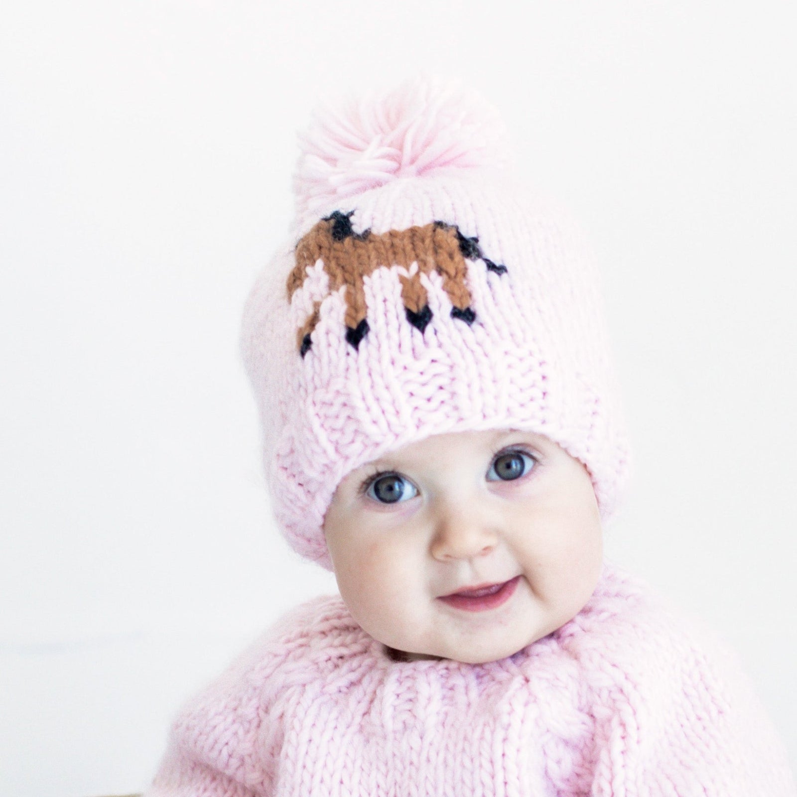 Pony Beanie Hat Blush for Baby & Kids - Beanie Hats