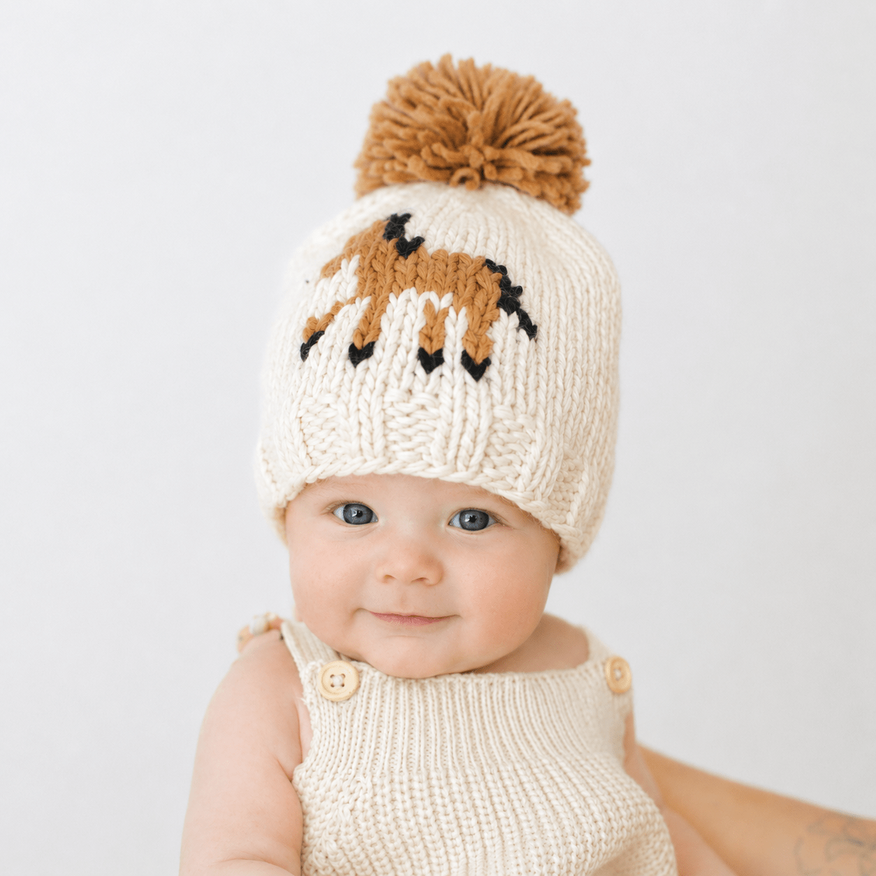 Pony Beanie Hat Natural for Baby & Kids - Beanie Hats