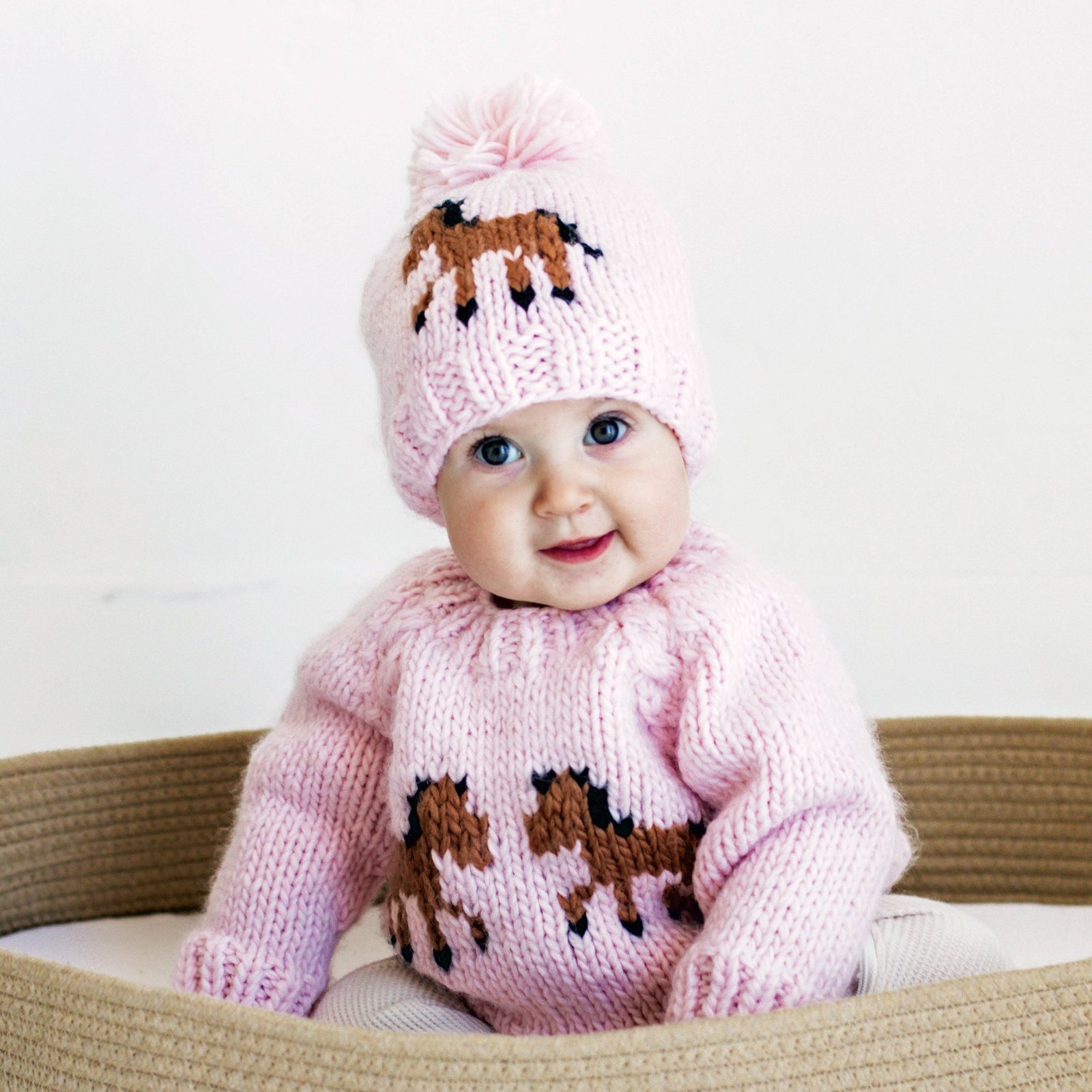 Pony Sweater Blush for Baby & Toddler - Sweaters
