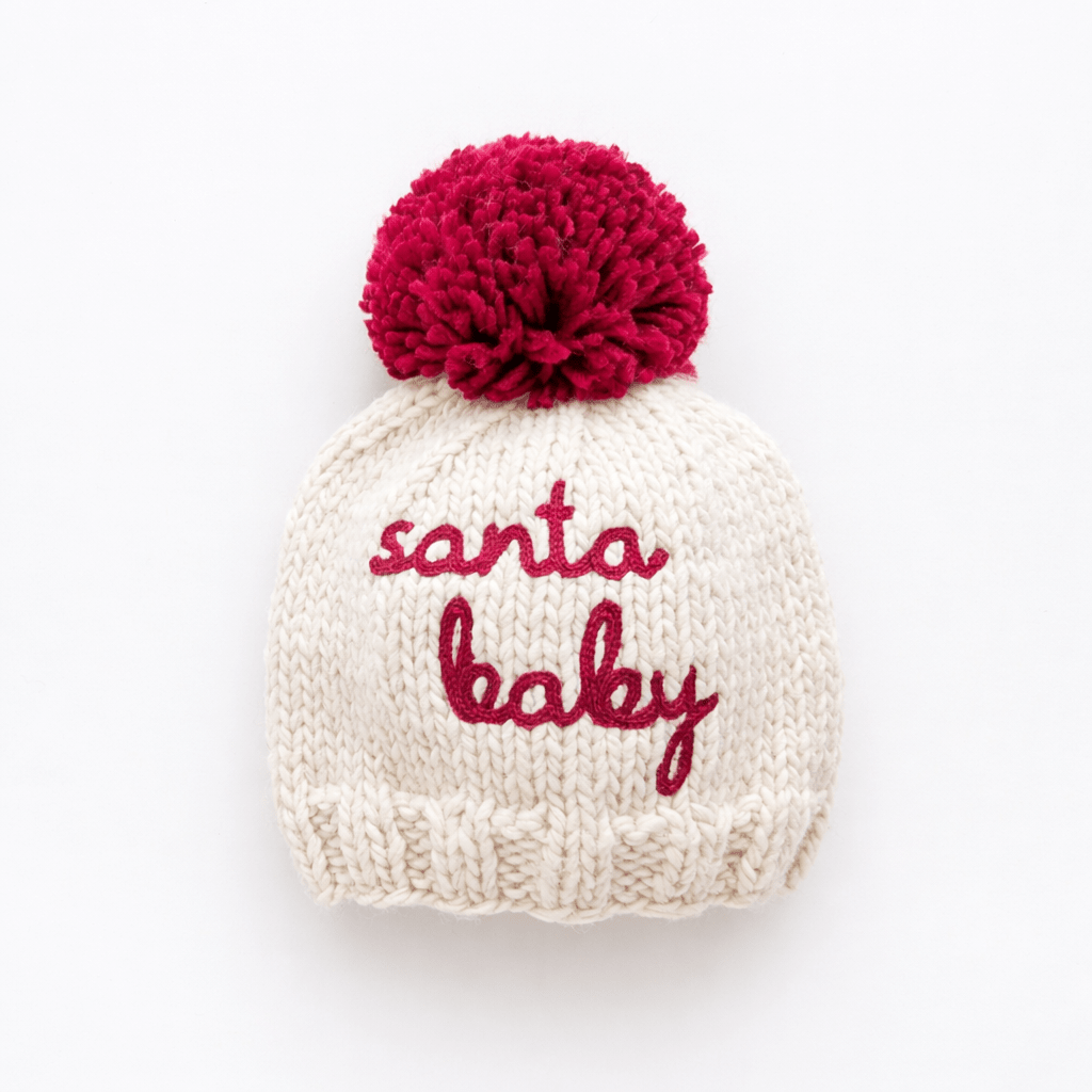 Santa Baby Natural Beanie Hat for Baby & Kids - Beanie Hats