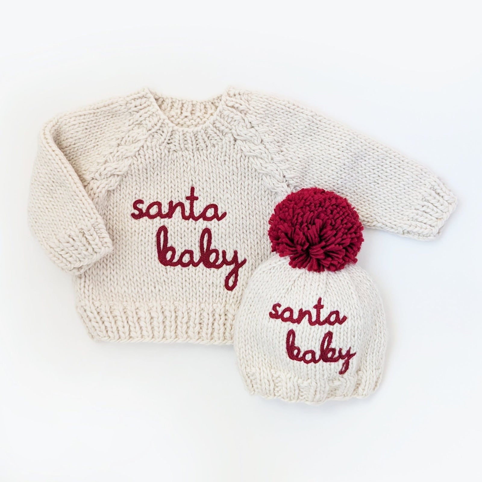 Santa Baby Sweater Natural for Baby & Toddler - Sweaters