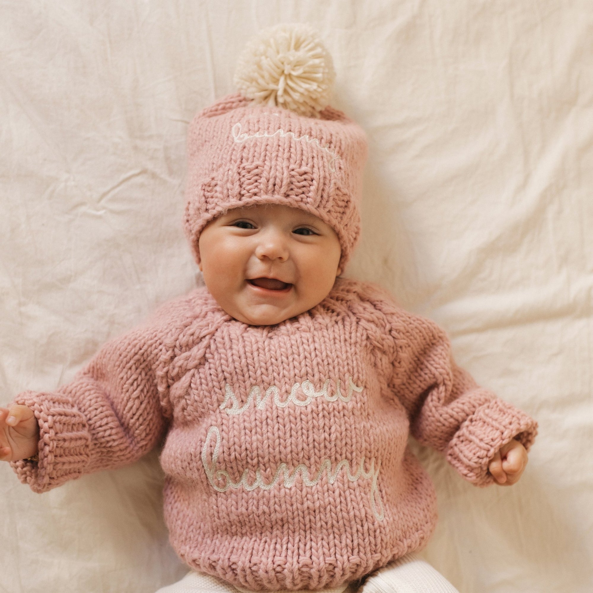 Snow Bunny Rosy Crew Neck Sweater for Baby & Toddler - Sweaters