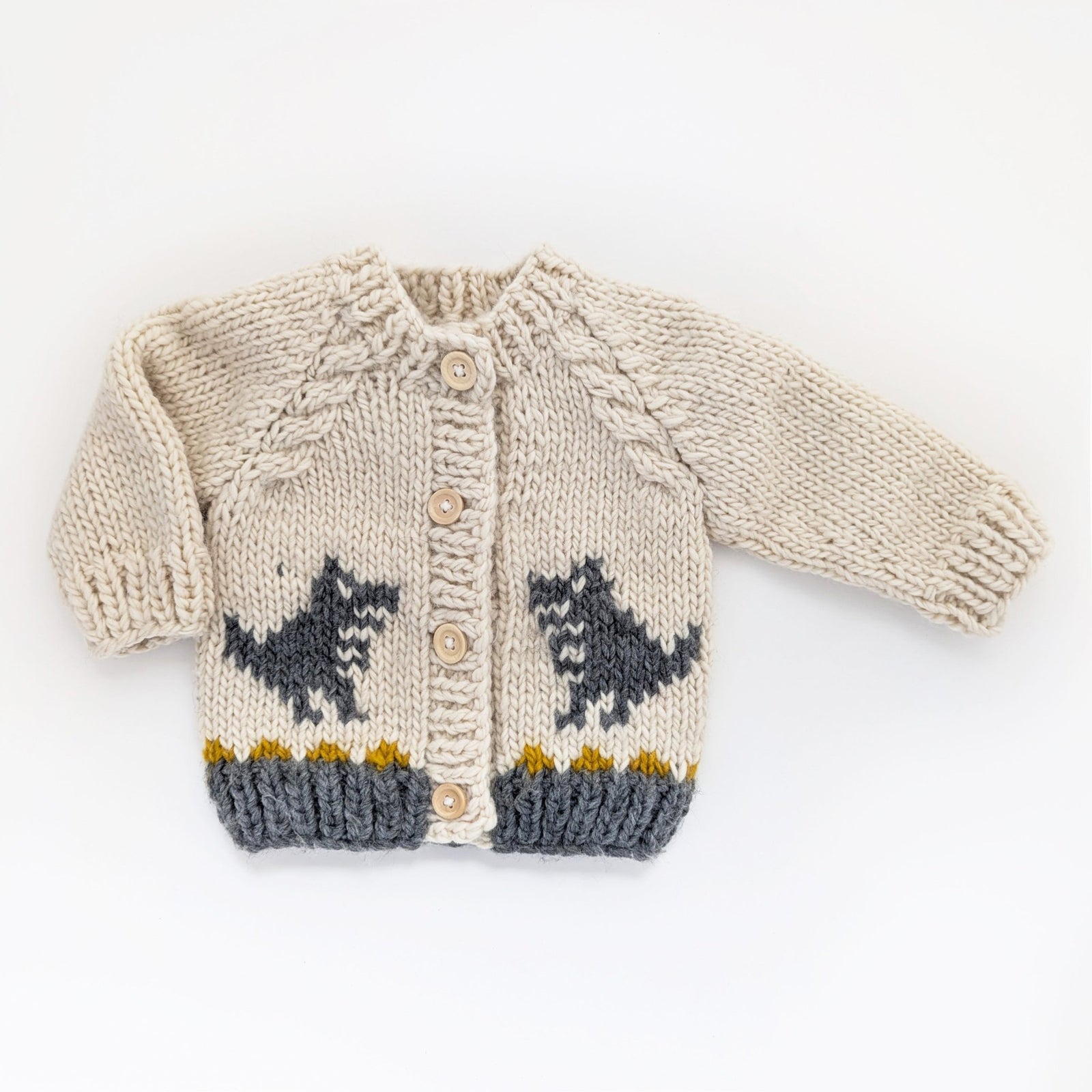 T - Rex Cardigan Sweater for Baby & Toddler due July - Sweaters