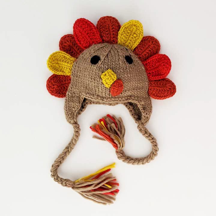 Turkey Earflap Beanie Hat for Babies, Toddlers & Kids - Beanie Hats