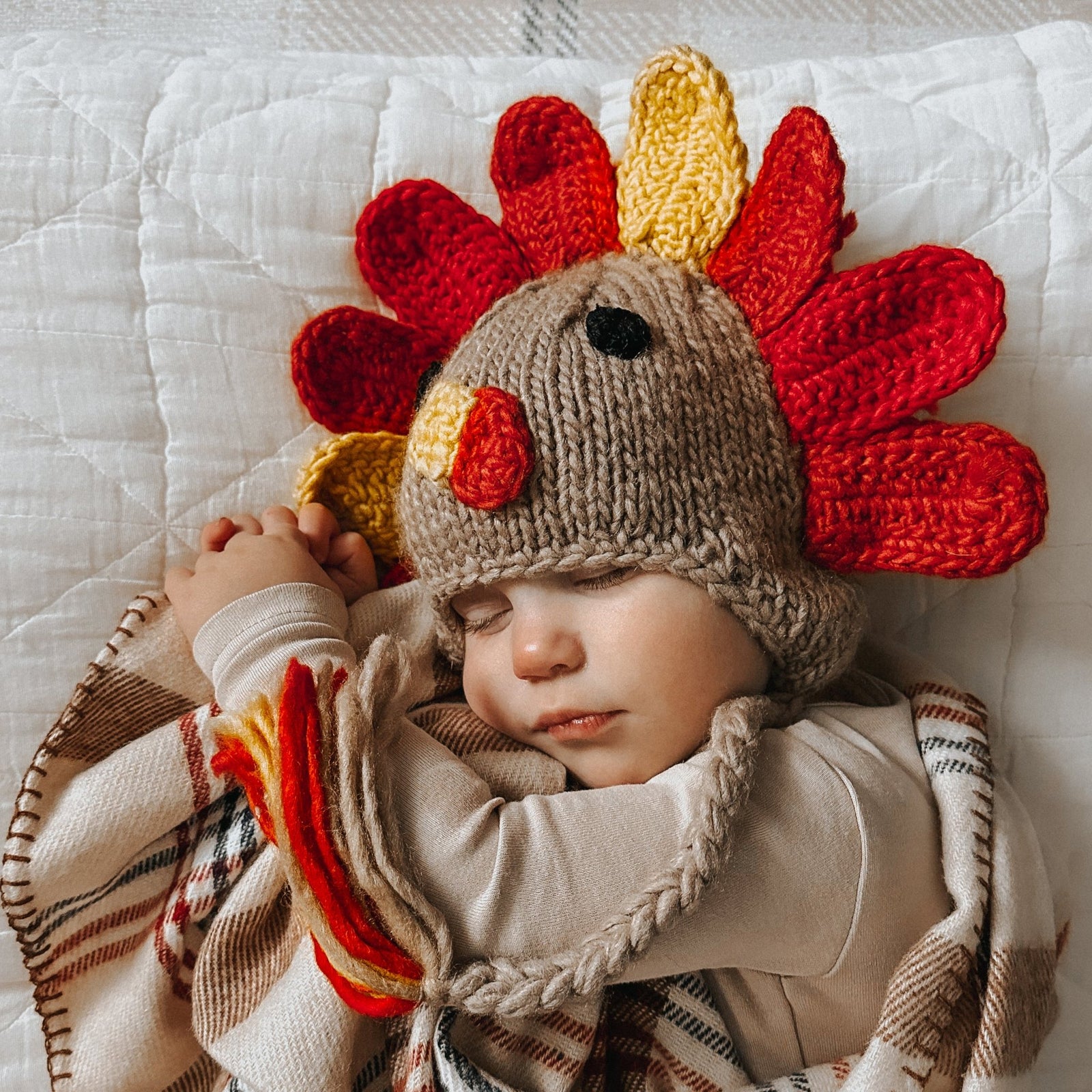 Turkey Earflap Beanie Hat for Babies, Toddlers & Kids - Beanie Hats