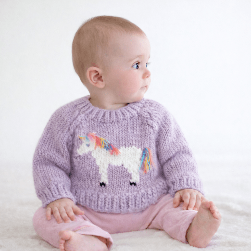 Unicorn Sweater for Baby & Toddler Girls - Sweaters