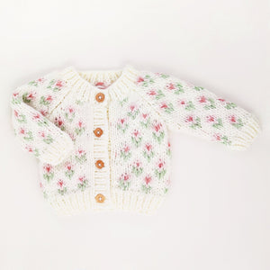 Bitty Blooms Blush Cardigan Sweater due Jul/Aug - Sweaters