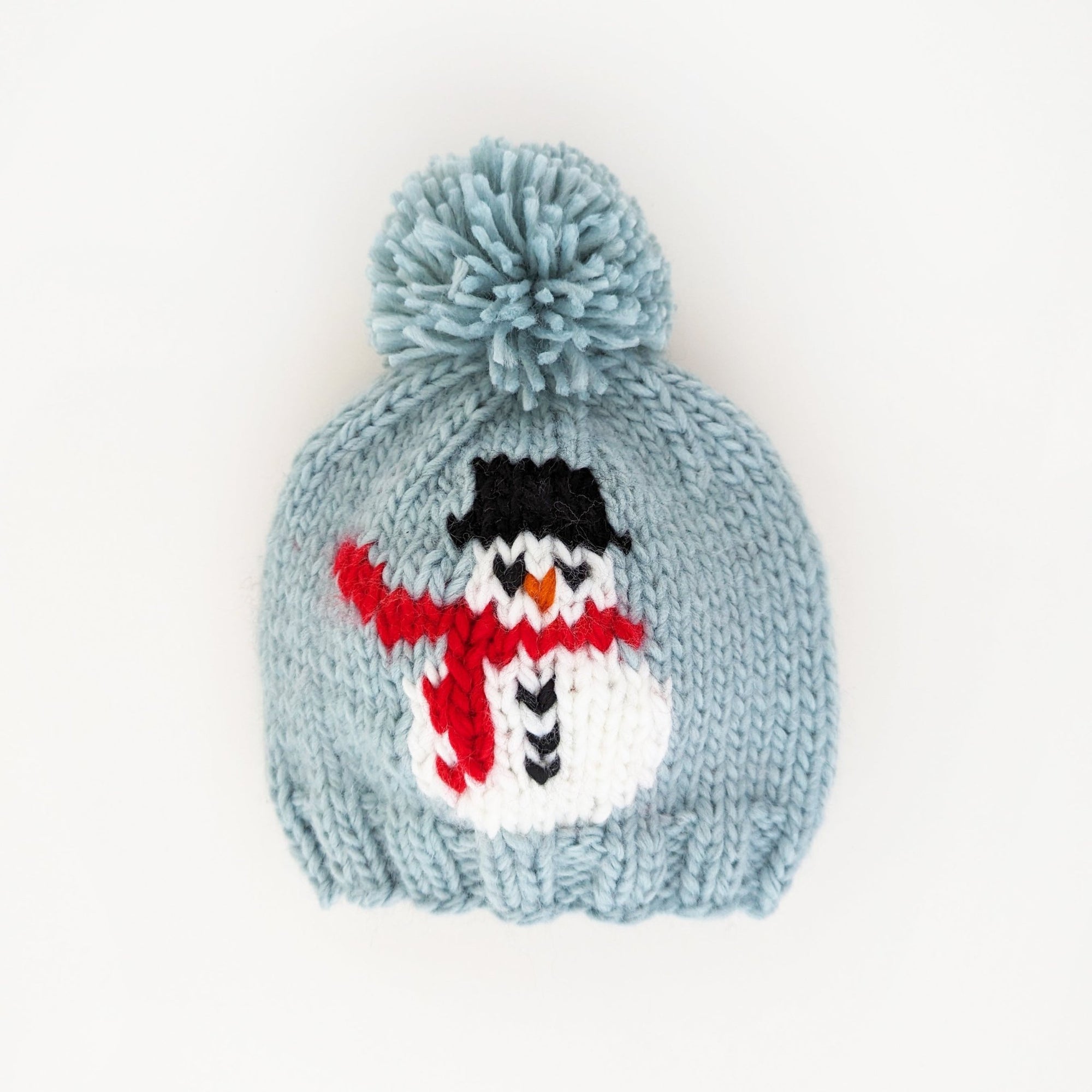 Frosty Snowman Surf Blue Beanie Hat for Baby & Kids - Beanie Hats