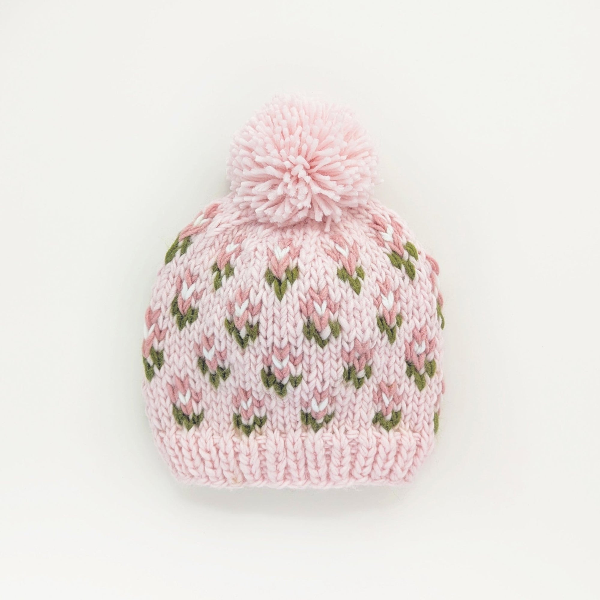 Bitty Blooms Blush Beanie Hat for Baby & Kids due July - Beanie Hats