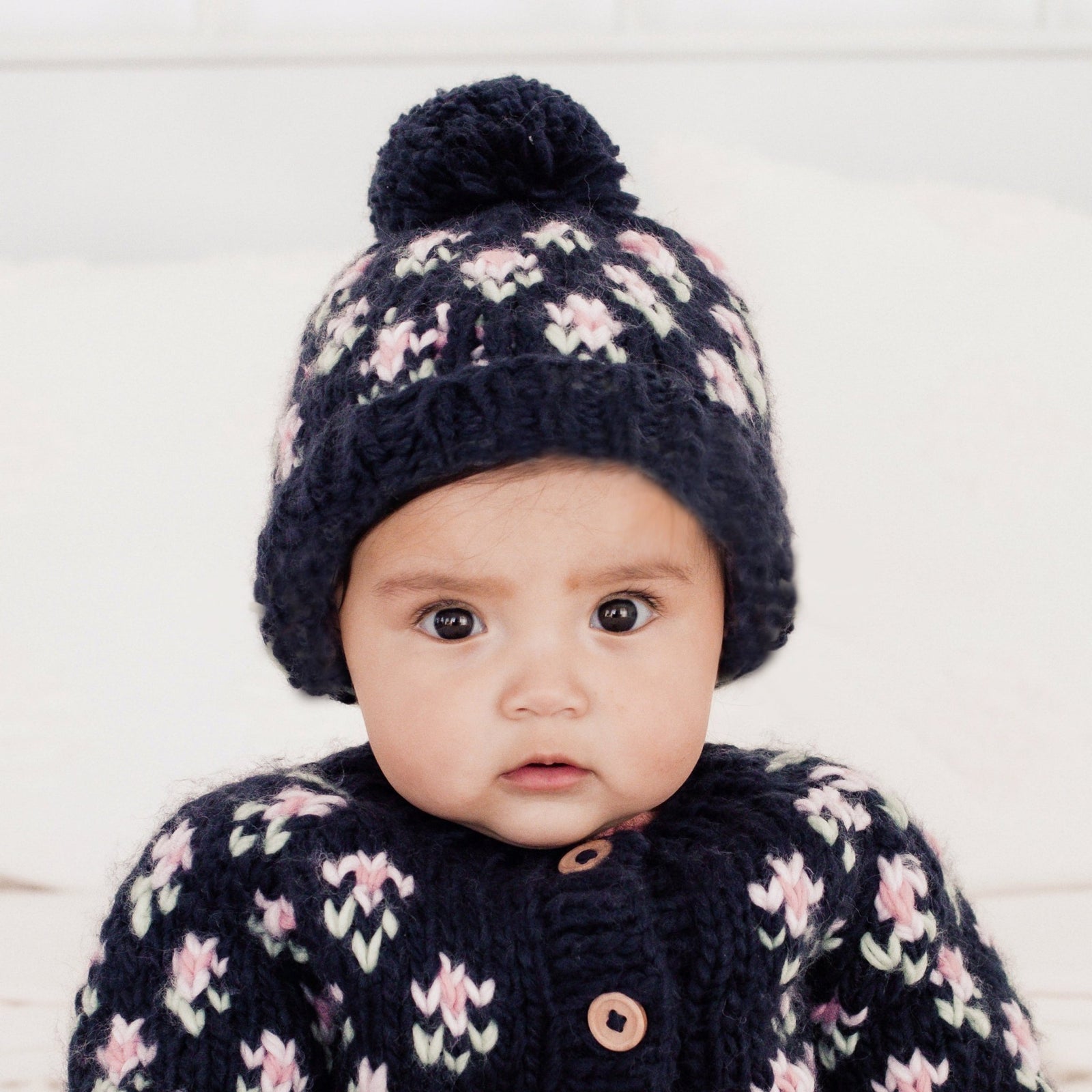 Bitty Blooms Indigo Beanie Hat for Baby & Kids due July - Beanie Hats