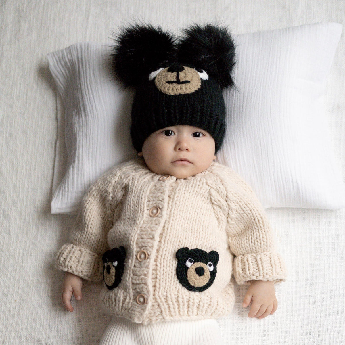 Black Bear Cardigan for Baby &amp; Toddler - Sweaters