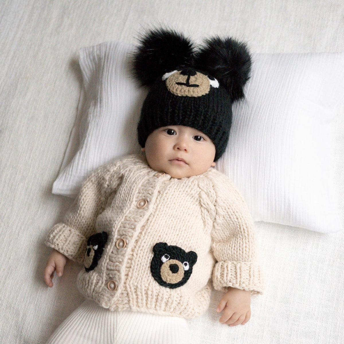 Black Bear Cardigan for Baby &amp; Toddler - Sweaters