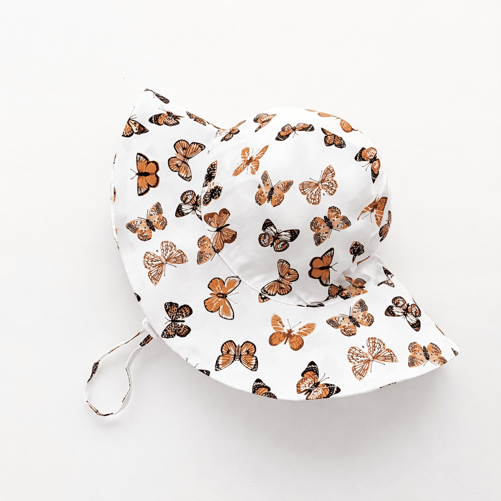 Butterflies Sunhat UPF 50+ with Adjustable Breakaway Strap - Sunhat