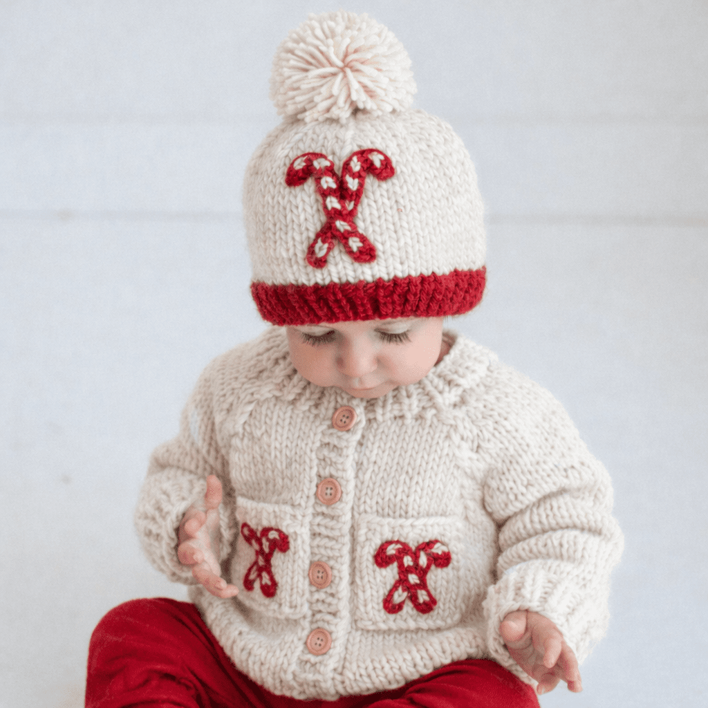 Candy Cane Cardigan Sweater - Sweaters