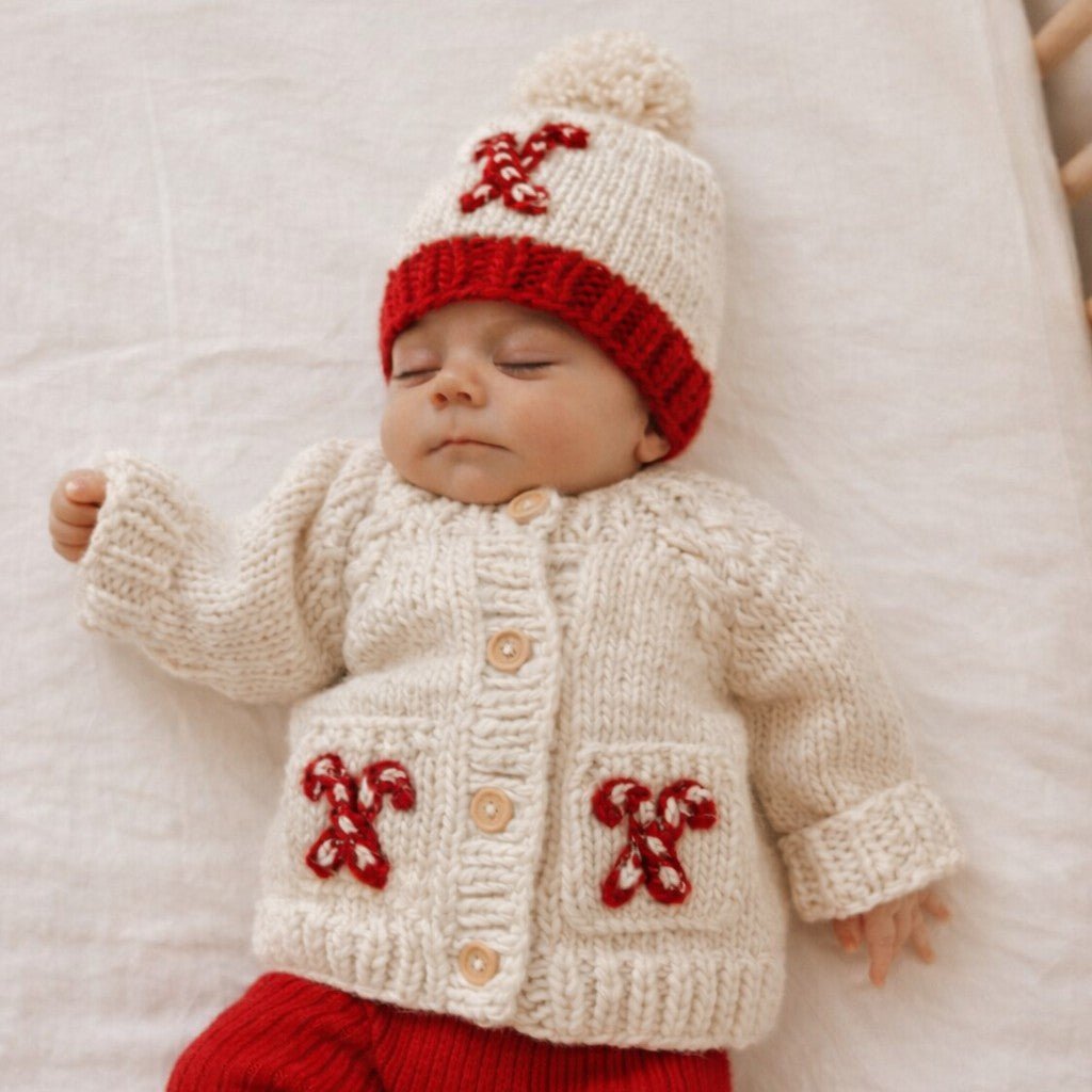 Candy Cane Cardigan Sweater - Sweaters
