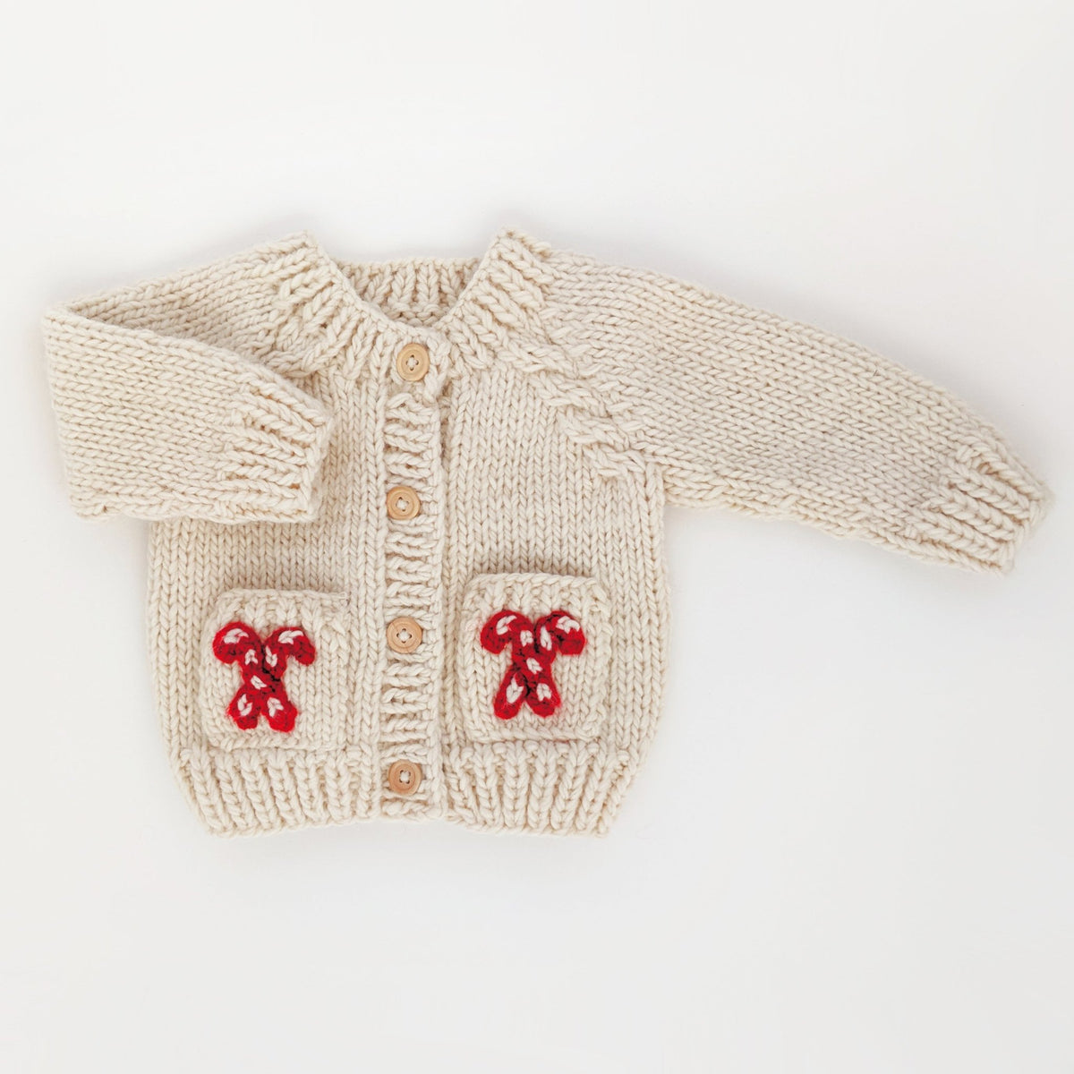 Candy Cane Cardigan Sweater - Sweaters