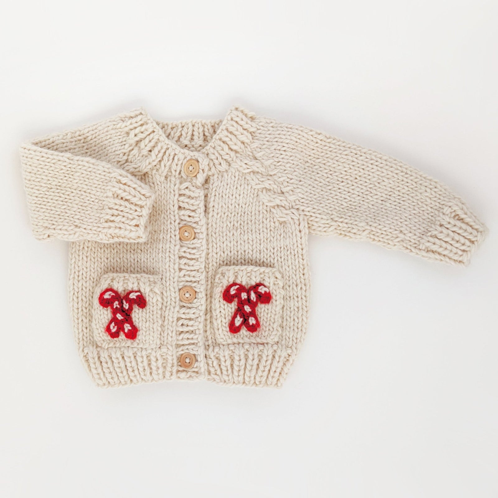 Candy Cane Cardigan Sweater - Sweaters