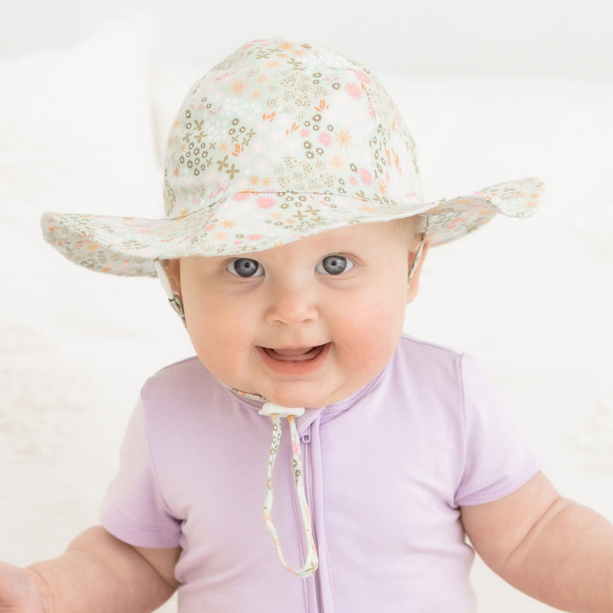 Ditsy Blooms Sunhat UPF 50+ Baby &amp; Toddler - Sunhat