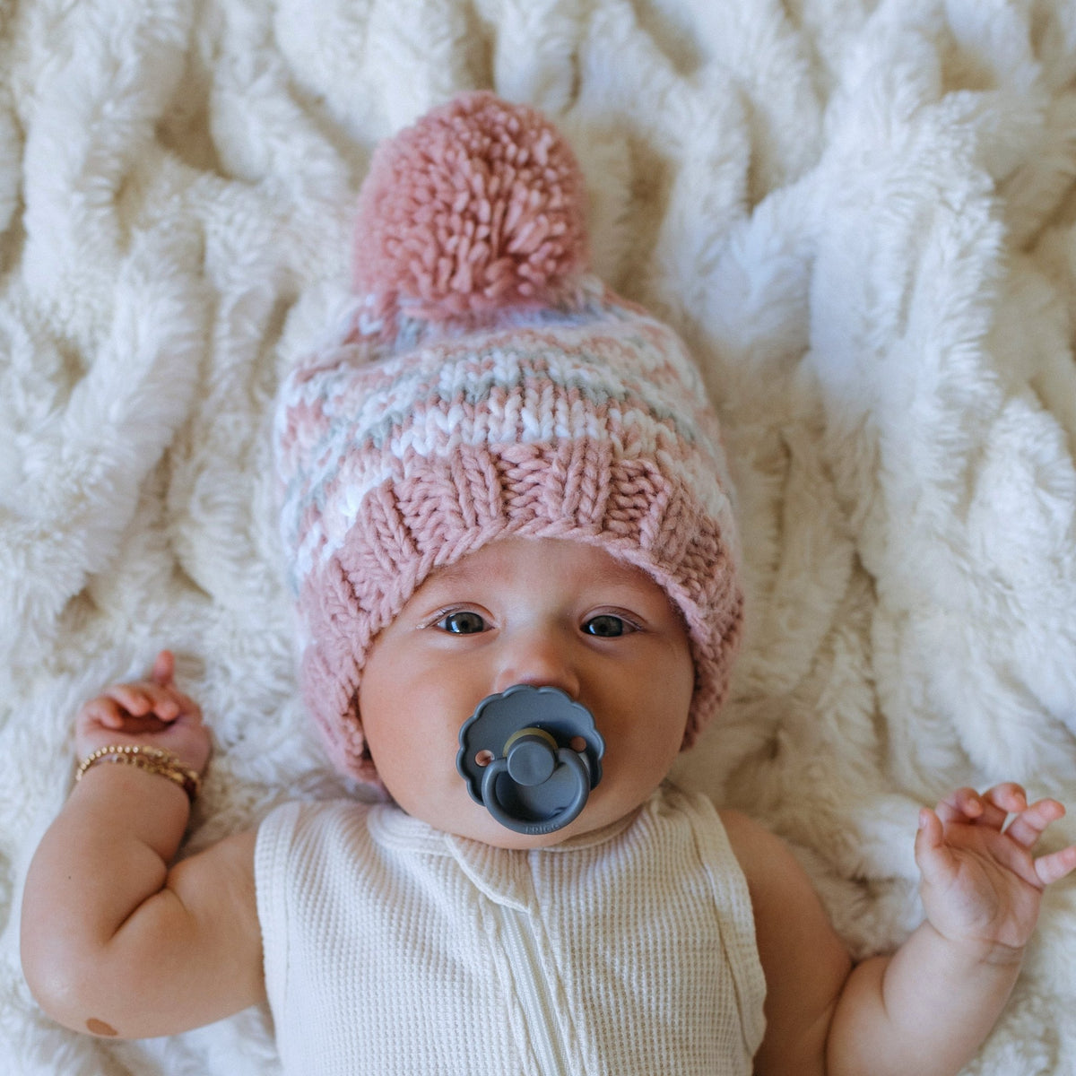 Fairisle Rosy Beanie Hat for Baby &amp; Kids - Beanie Hats