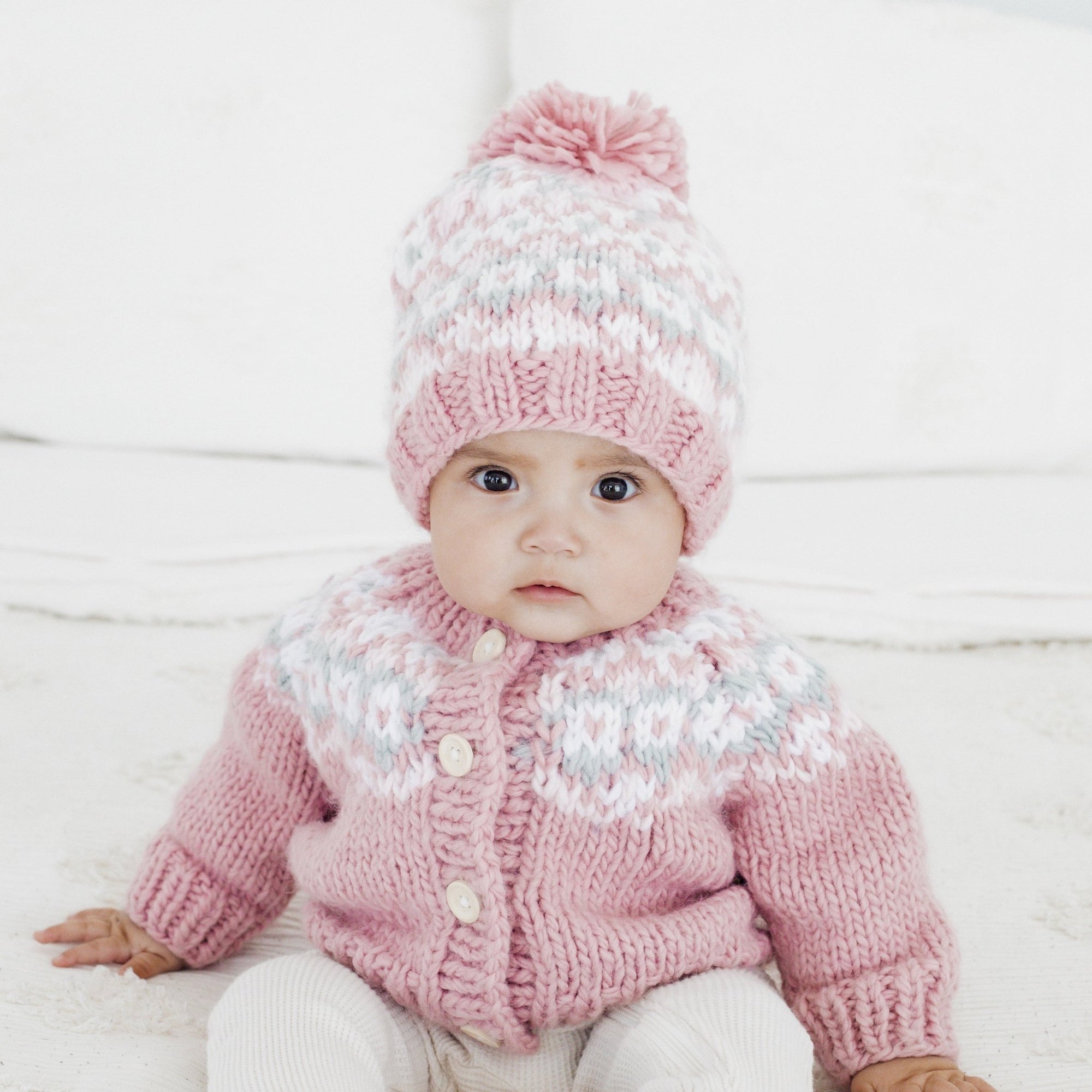 Fairisle Rosy Cardigan Sweater for Baby & Toddler due July - Sweaters