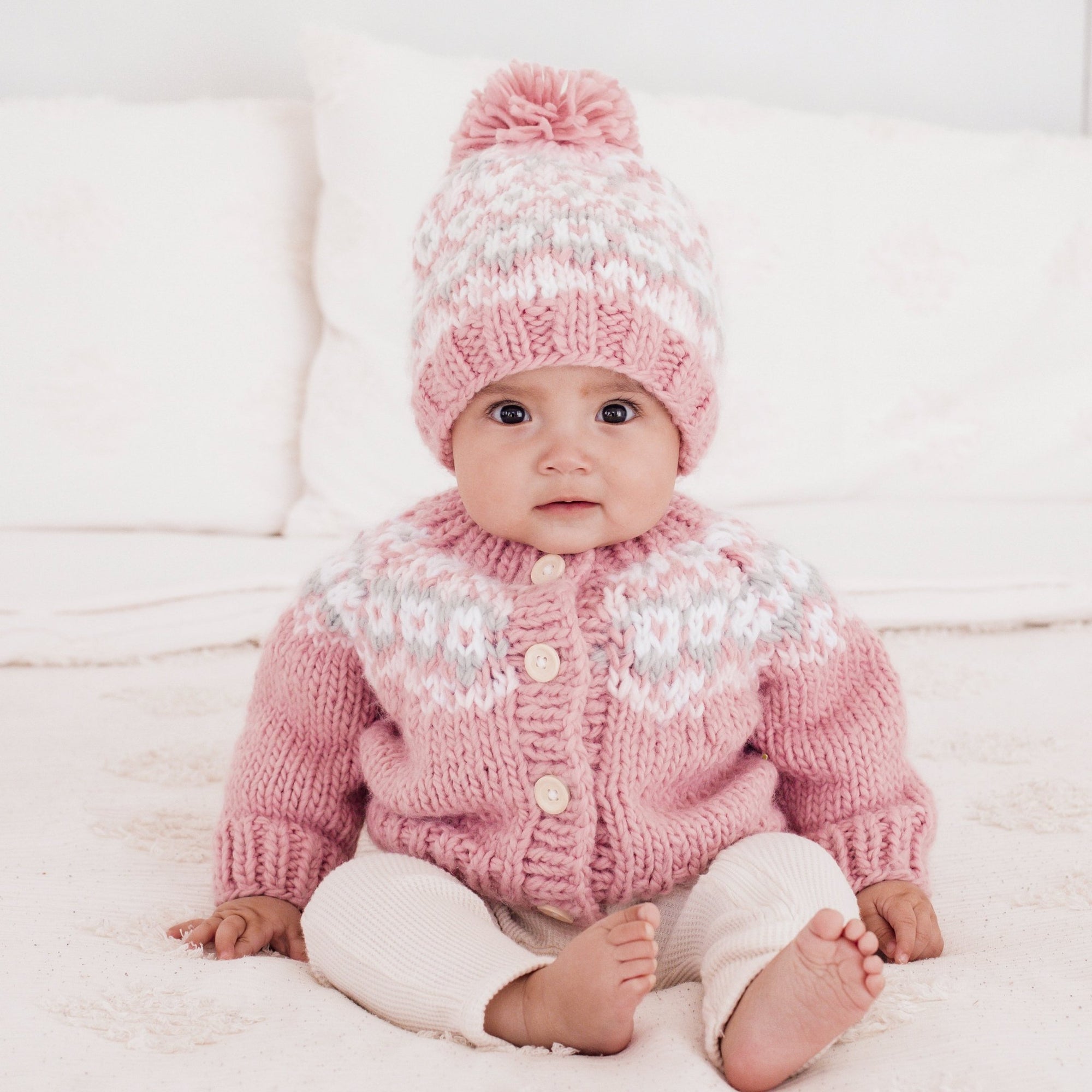 Fairisle Rosy Cardigan Sweater for Baby & Toddler due July - Sweaters
