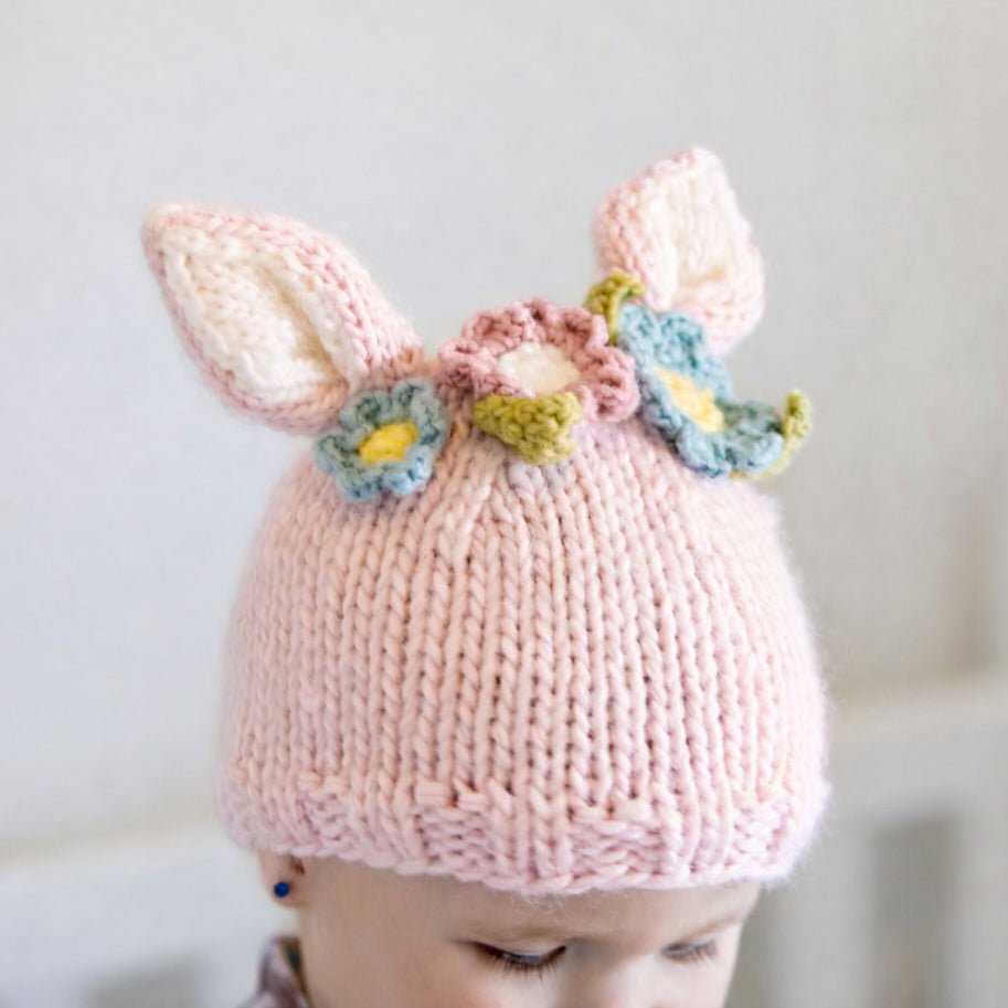Flower Bunny Beanie Blush/Multi - Beanie Hats