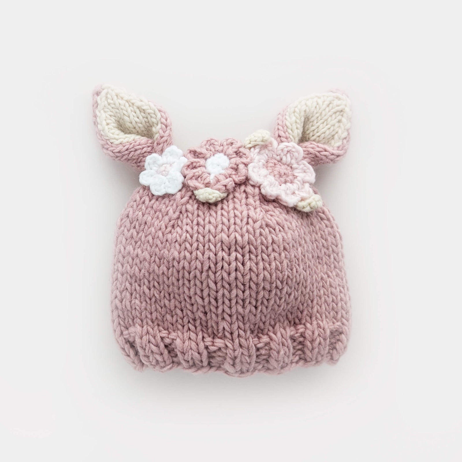Flower Bunny Beanie Rosy for Baby & Kids