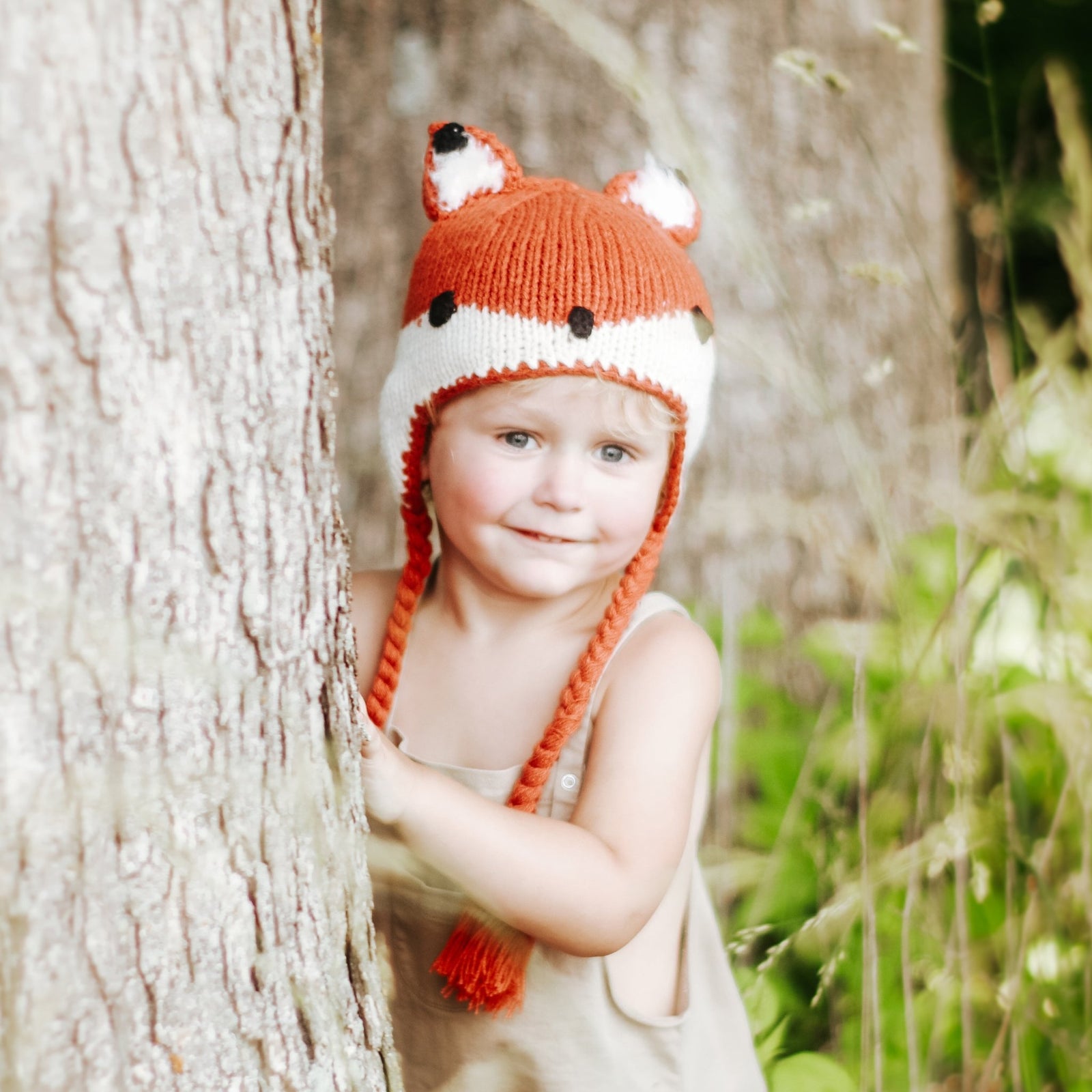Fox Earflap Beanie Hat - Beanie Hats