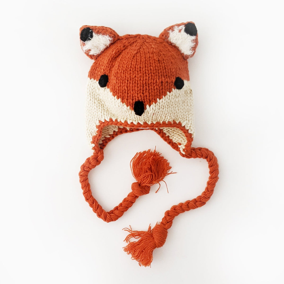 Fox Earflap Beanie Hat - Beanie Hats