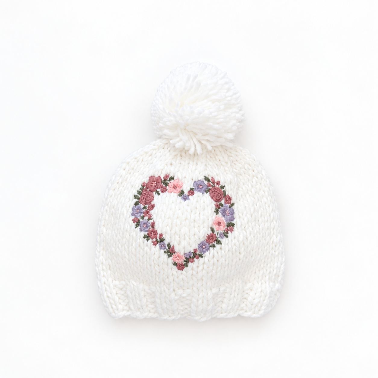 Garland Heart Beanie Hat for Baby & Kids