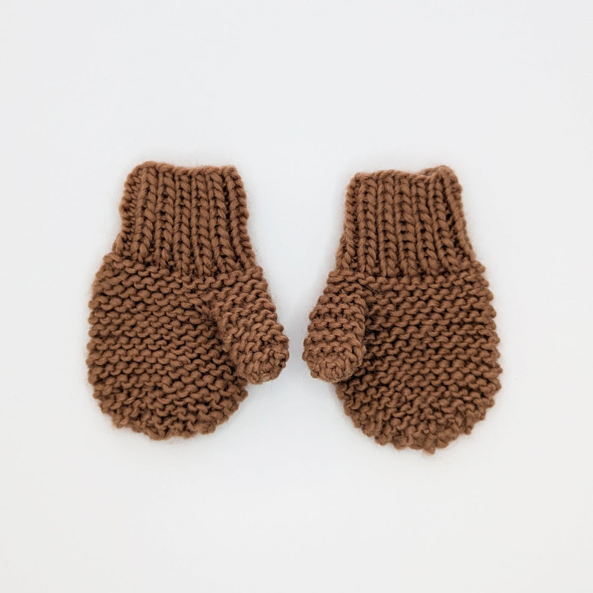 Garter Stitch Mitten Pecan for Toddlers &amp; Kids due July - Mittens