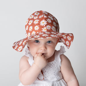 Ginger Daisy Sunhat UPF 50+ with Adjustable Breakaway Strap