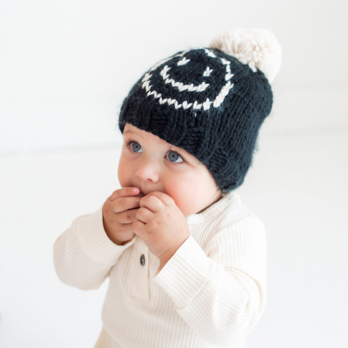 Happy Face Beanie Hat - Beanie Hats