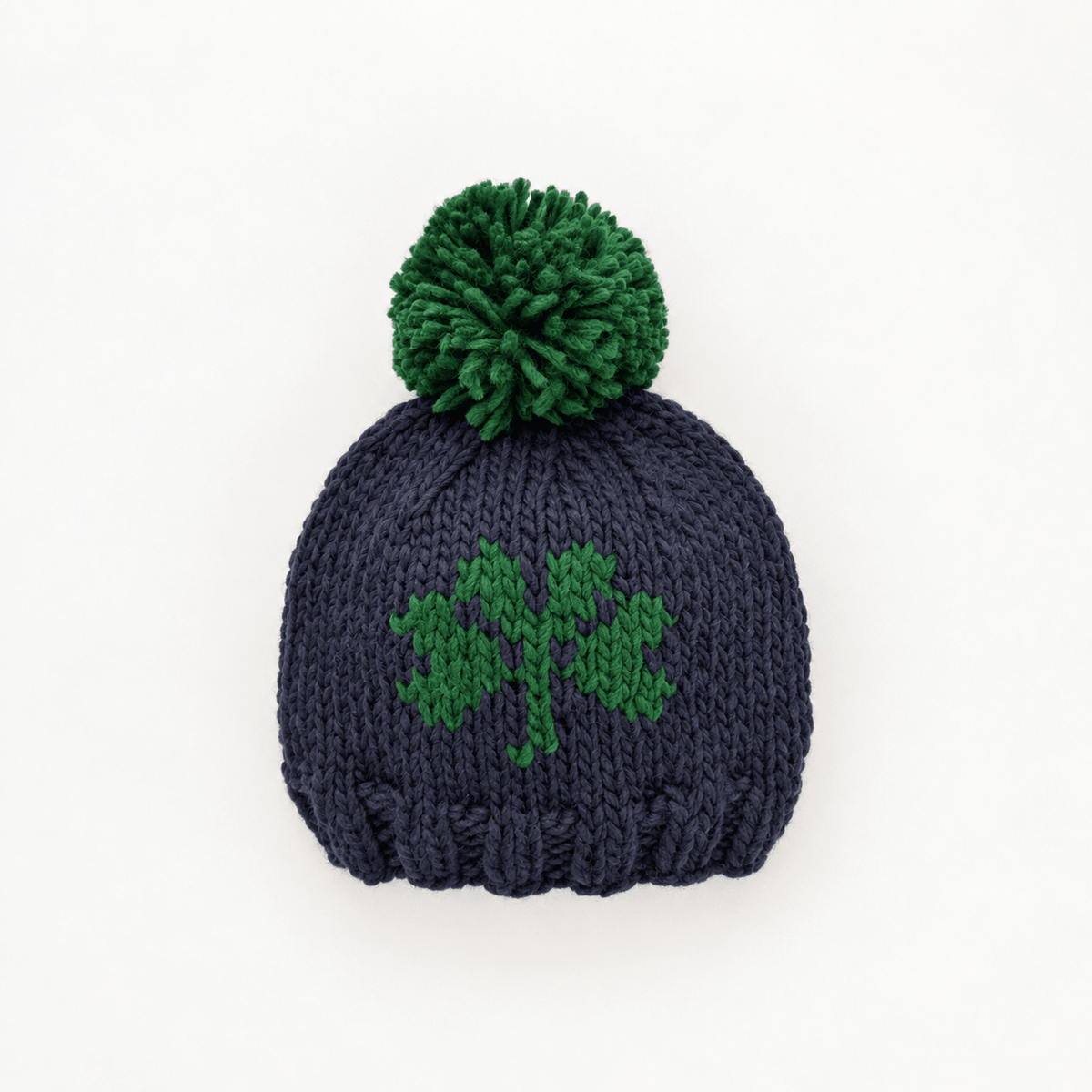 Indigo Shamrock Beanie for All Ages - Beanie Hats