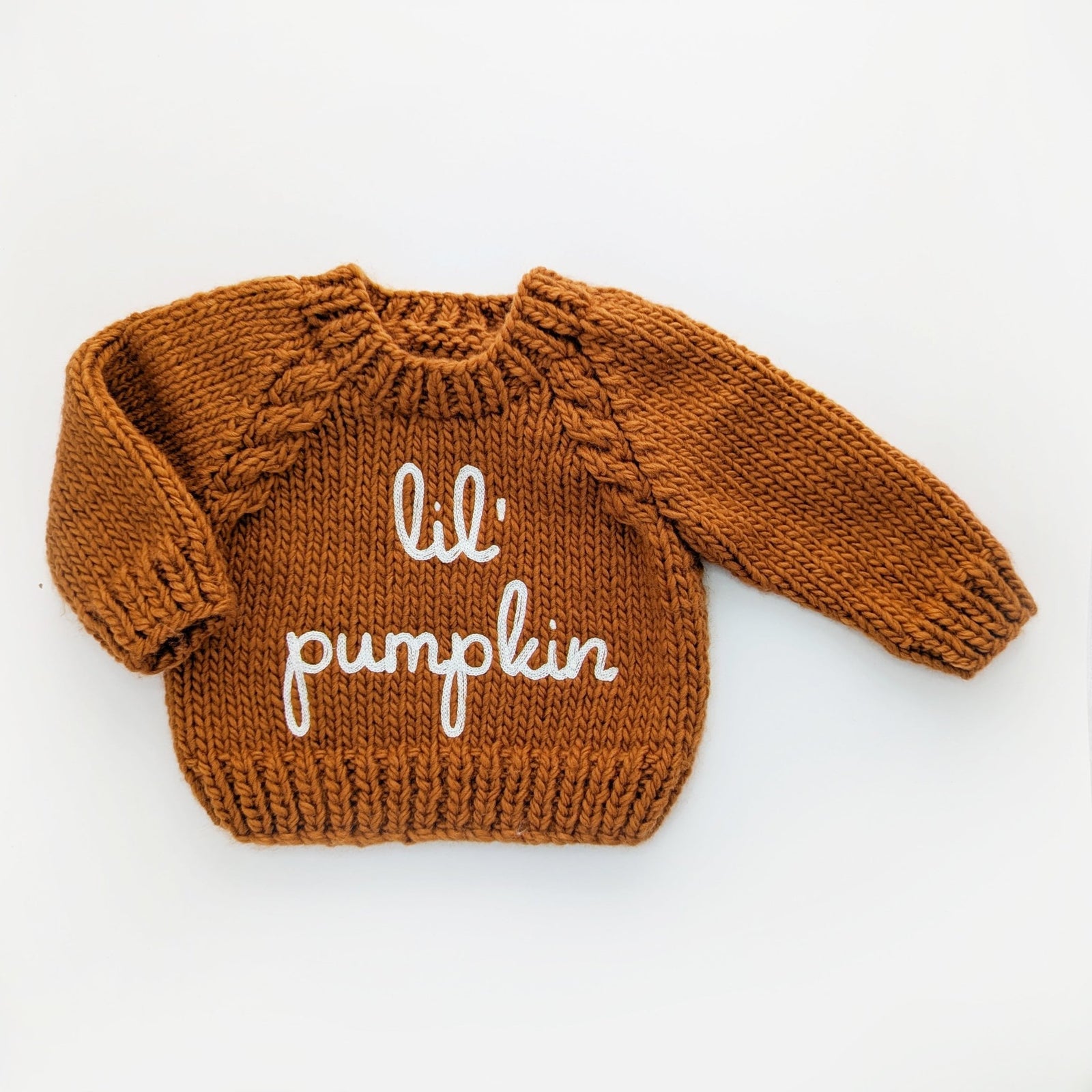 Lil' Pumpkin Sweater for Baby & Toddler due July - Sweaters